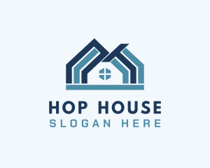 Town House Roofer logo design