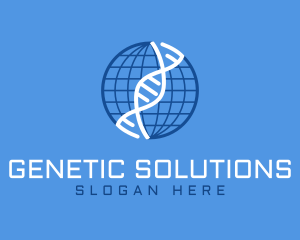 Blue Globe DNA logo