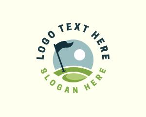 Golf  Team Tournament logo design