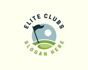 Golf  Club Team Tournament logo design