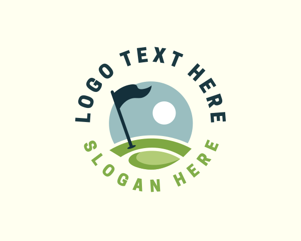 Golf  Club Flag logo