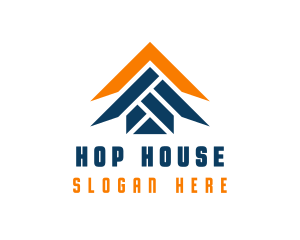 House Roofing Architecture logo design