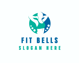 Fitness Stretching Exercise  logo design