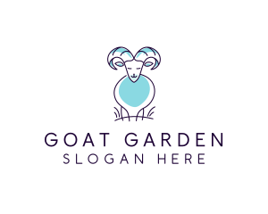 Farm Animal Goat logo design