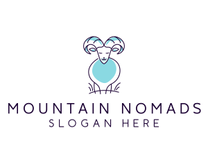 Farm Animal Goat logo design