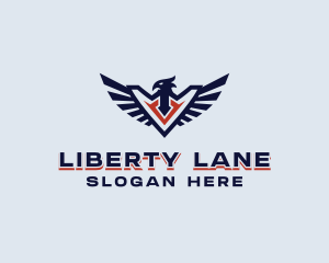 Patriotic Eagle Wing  logo