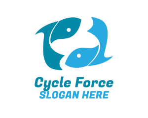 Blue Fish Cycle logo