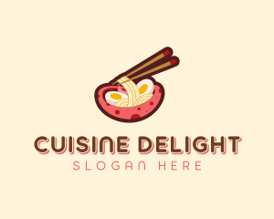 Asian Dining Noodles logo design