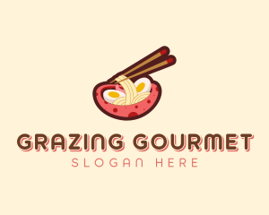 Asian Dining Noodles logo design