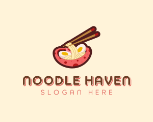 Asian Dining Noodles logo design