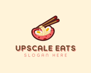 Asian Dining Noodles logo design