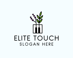 Botanical Piano Garden logo design