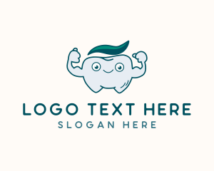 Strong Toothpaste Tooth logo