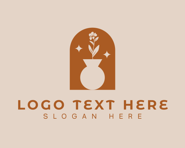 Bohemian Flower Pot logo