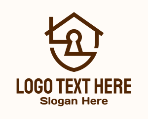 Keyhole House Shield Logo