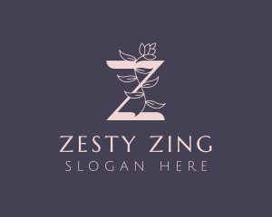 Beautician Flower Letter Z logo design