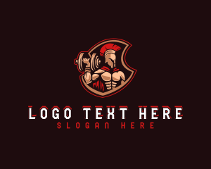 Strength - Spartan Gym Fitness logo design