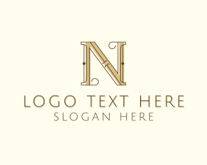 Styling Salon Letter N logo