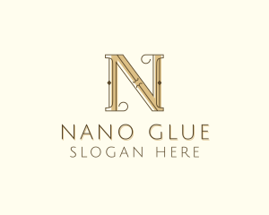 Styling Salon Letter N logo design