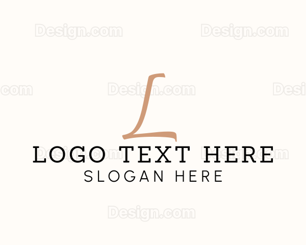 Fashion Tailoring Boutique Logo