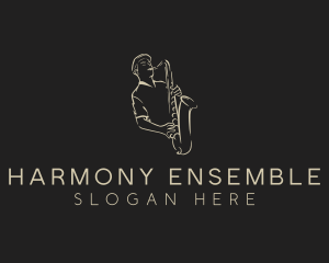 Saxophone Instrument Musician logo