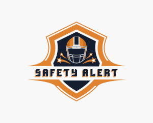 Football Sports Helmet logo design