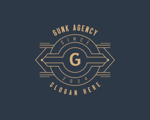 Upscale Company Agency logo design