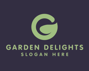 Gardening Letter G logo design