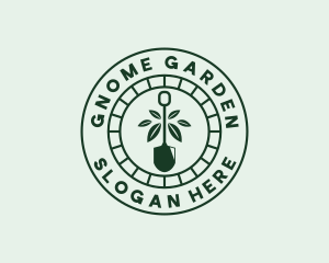 Landscaping Garden Shovel logo design