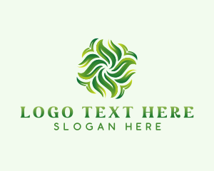 Sustainable Garden Leaves logo