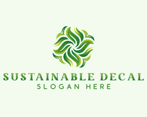 Sustainable Garden Leaves logo design