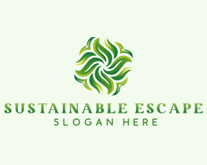 Sustainable Garden Leaves logo design