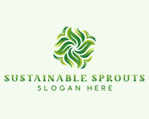 Sustainable Garden Leaves logo