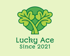 Lucky Irish Clover  logo design