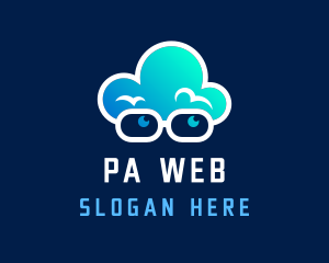 Web Geek Cloud logo design