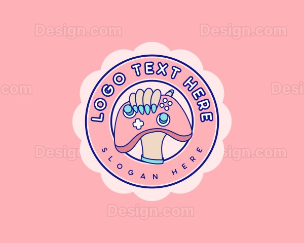 Female Game Controller Logo