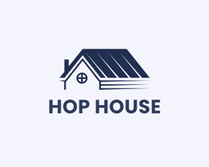 Residential House Roof logo design