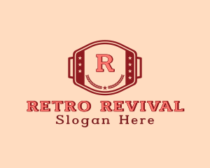  Retro Hipster Buckle logo design