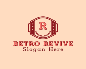  Retro Hipster Buckle logo design