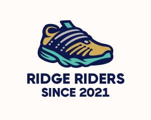 Multicolor Climbing Shoes logo design