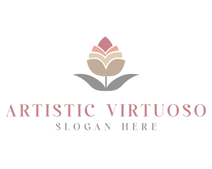 Flower Spa Cosmetics  logo design