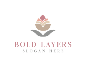 Flower Spa Cosmetics  logo design