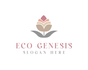 Flower Spa Cosmetics  logo design