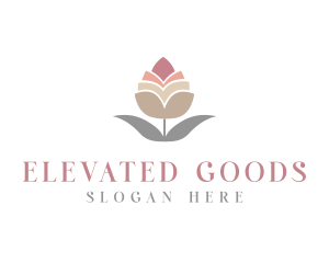 Flower Spa Cosmetics  logo design