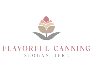 Flower Spa Cosmetics  logo design