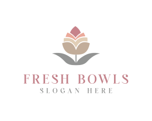 Flower Spa Cosmetics  logo design