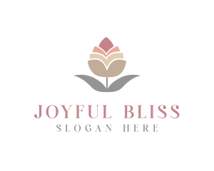 Flower Spa Cosmetics  logo design