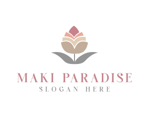 Flower Spa Cosmetics  logo design