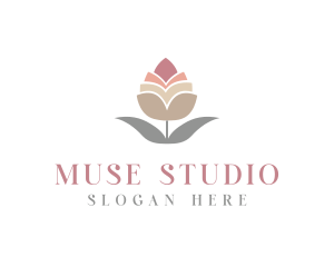 Flower Spa Cosmetics  logo design