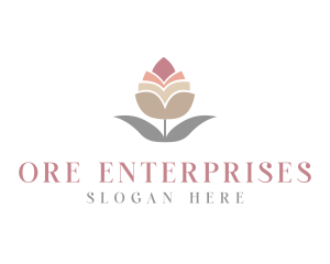 Flower Spa Cosmetics  logo design